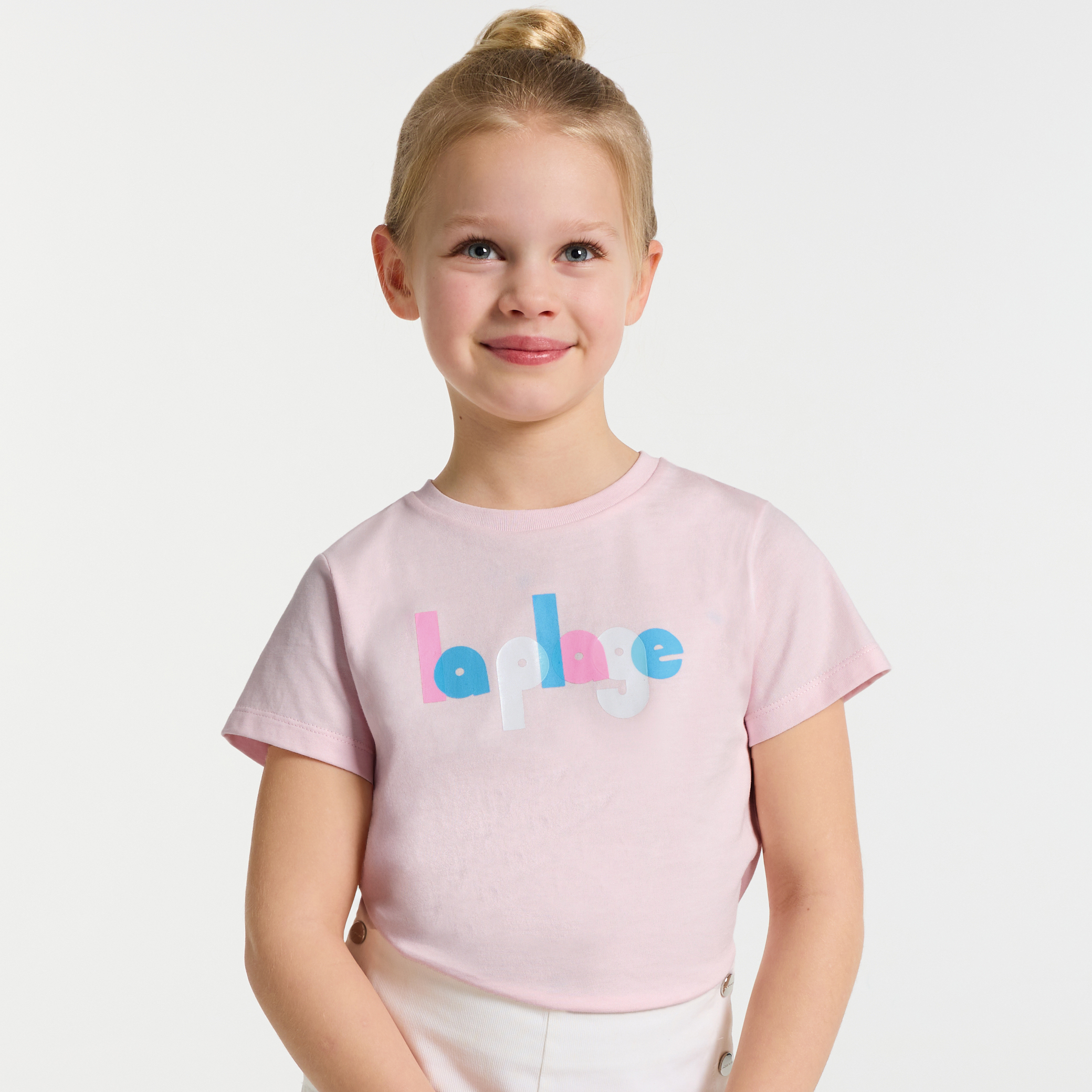 Jacadi - Camiseta de manga corta para niña - Polvo De Rosa Jacadi