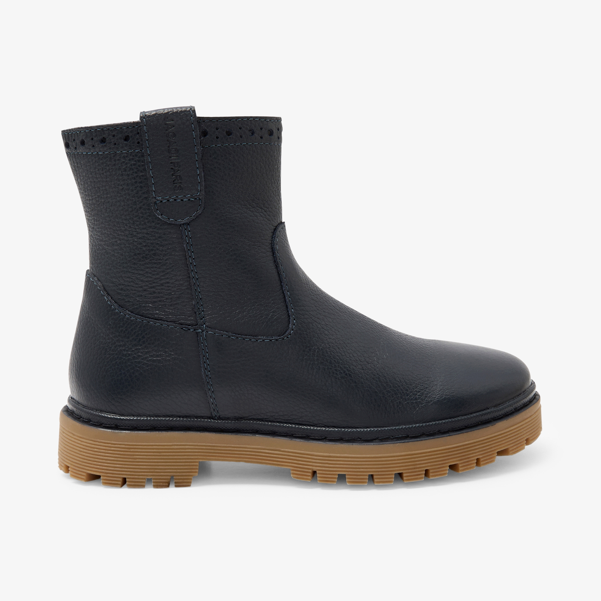 Jacadi - Botines de piel para niña - Jacadi Marino
