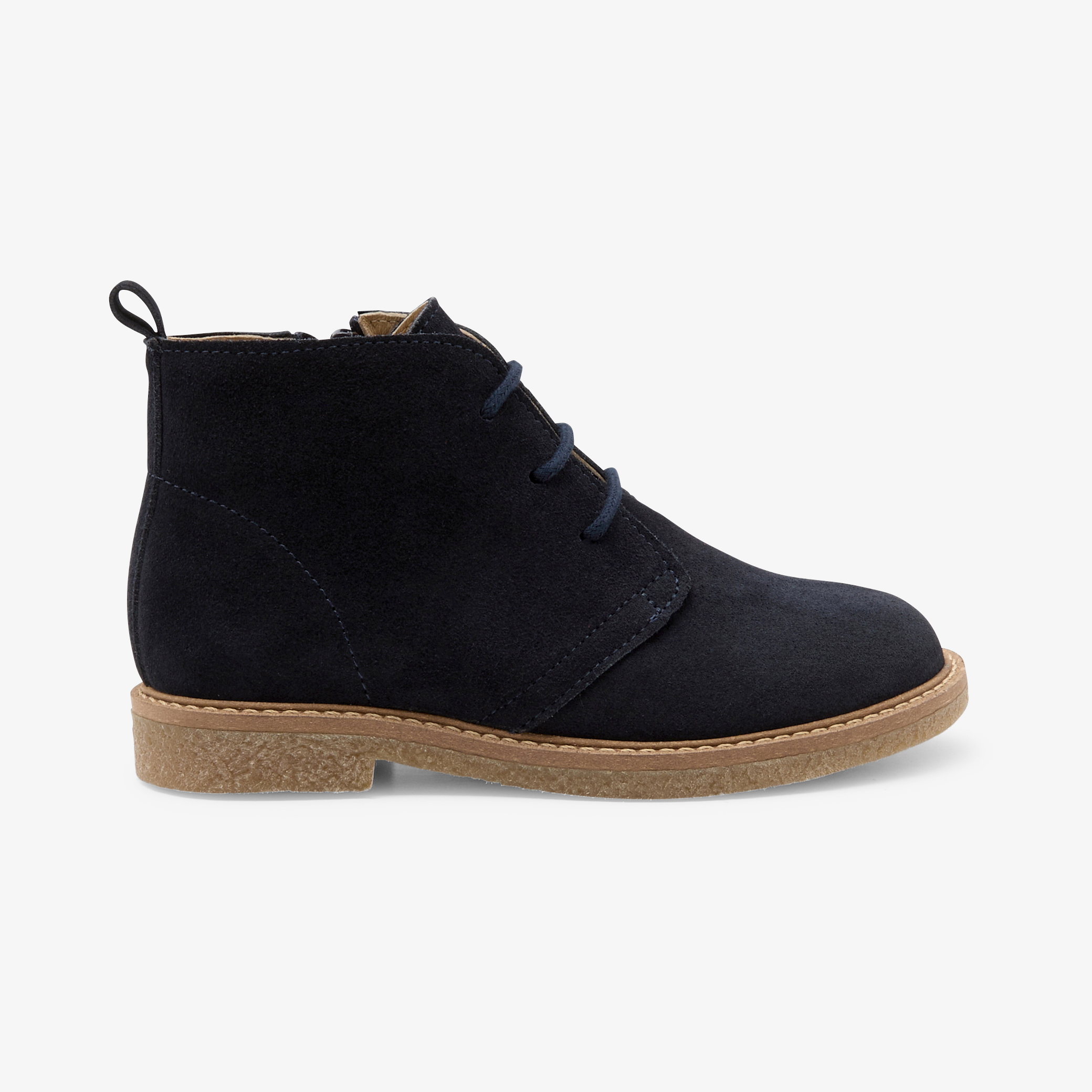 Jacadi - Botas safari de niño de serraje - Jacadi Marino