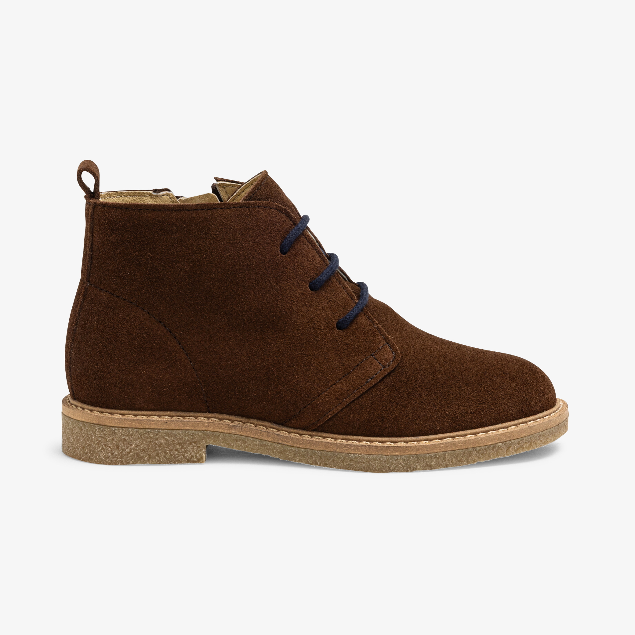 Jacadi - Botas safari de niño de serraje - Marron
